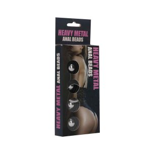 Heavy Metal Anal Beads - Silver