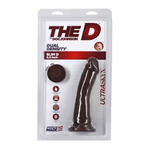 The D - Slim D - 6 Inch Ultraskyn - Chocolate
