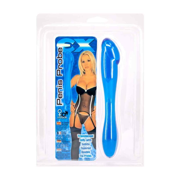 Penis Probe Dildo - Blue