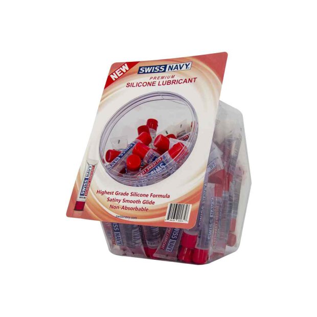 Swiss Navy Premium Gleitmittel Auf Silikonbasis 10ml/50pcs Fishbowl