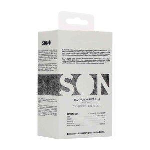 Sono - No. 91 - Self Penetrating Butt Plug - Black 4,2 cm