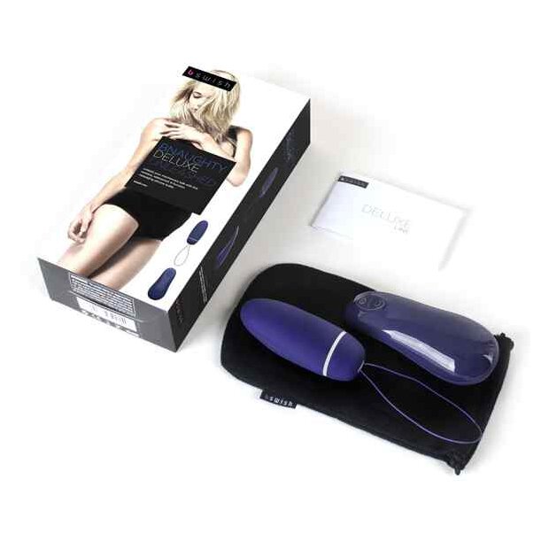 B Swish bnaughty Deluxe Unleashed Vibrating Bullet Midnight Blue