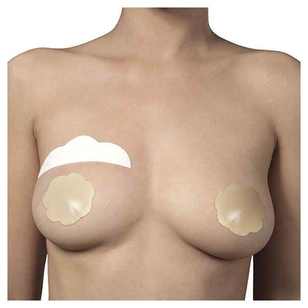 Bye Bra Breast Lift & Fabric Nipple Covers D-F 1 Pair