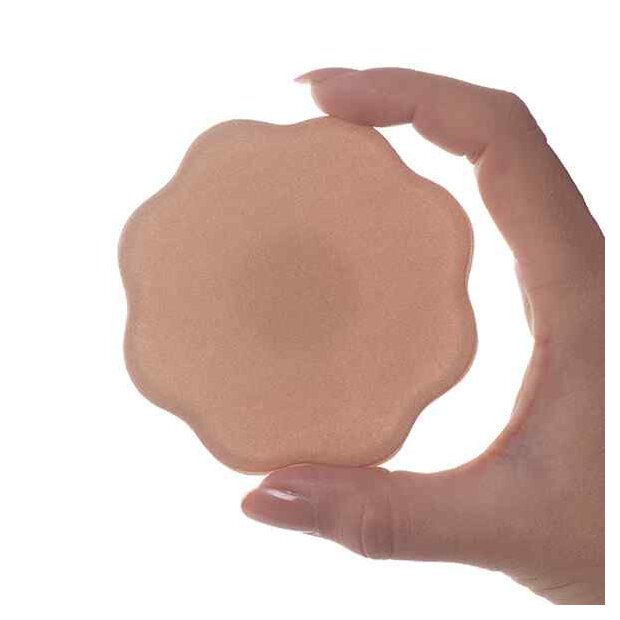 Bye Bra Fabric Nipple Covers Nude 1 Pair