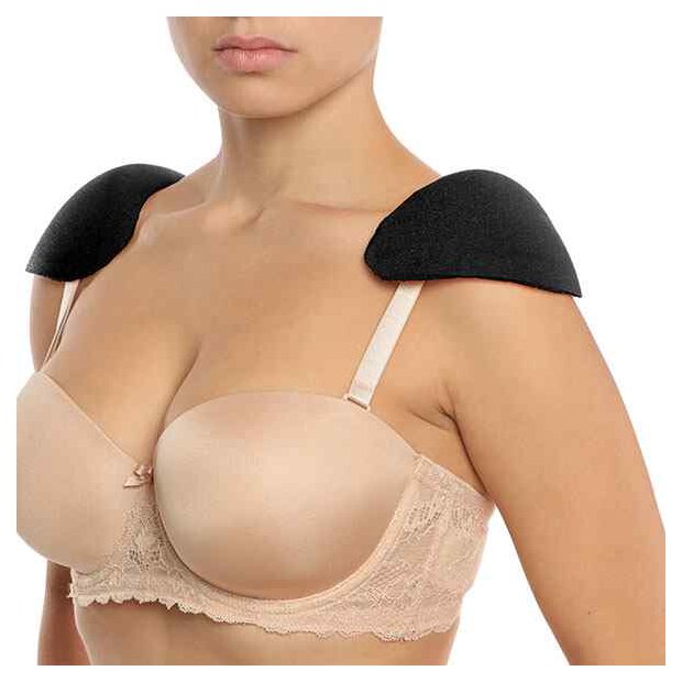 Bye Bra Shoulder Bra Pads Black
