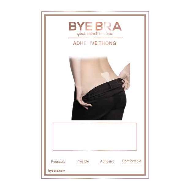 Bye Bra Adhesive Thong Natur One Size