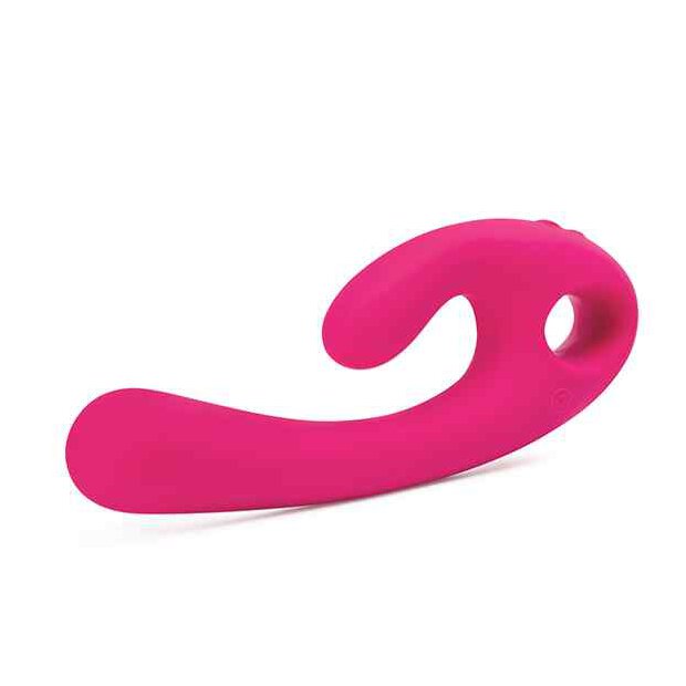 Nomi Tang Flex Bi Bendable Dual Stimulation Vibrator Red Violet