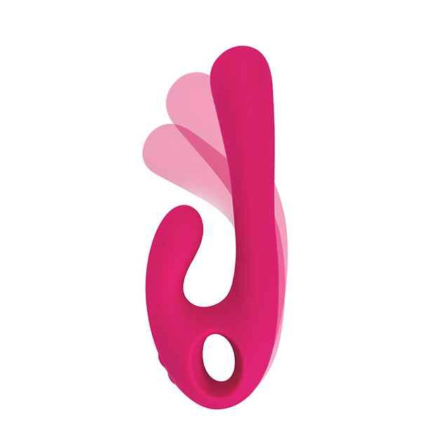 Nomi Tang Flex Bi Bendable Dual Stimulation Vibrator Red Violet