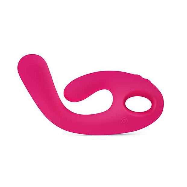 Nomi Tang Flex Bi Bendable Dual Stimulation Vibrator Red Violet