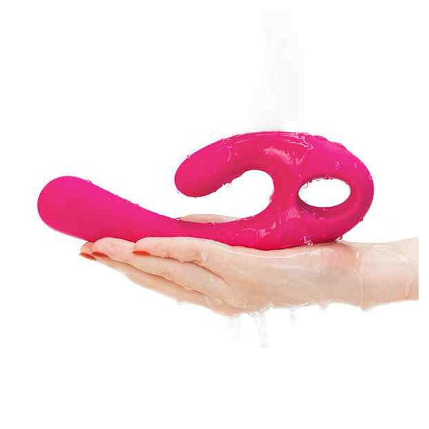 Nomi Tang Flex Bi Bendable Dual Stimulation Vibrator Red Violet