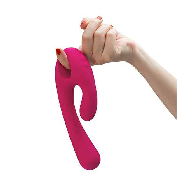 Nomi Tang Flex Bi Bendable Dual Stimulation Vibrator Red Violet