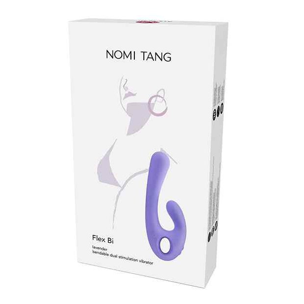 Nomi Tang Flex Bi Bendable Dual Stimulation Vibrator Lavender