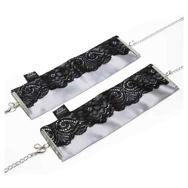 Fifty Shades of Grey Play Nice Satin & Lace Wrist Cuffs