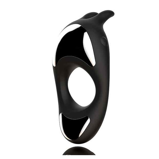 FeelzToys  Zeus Dual Vibe Cock Ring Black