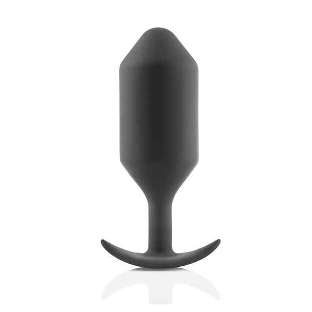 B-Vibe Snug Butt Plug 6 Black