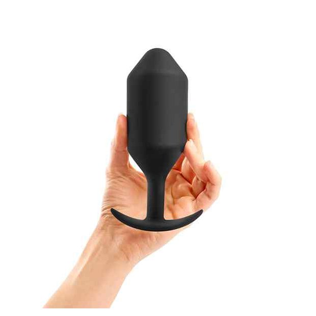 B-Vibe Snug Butt Plug 6 Black
