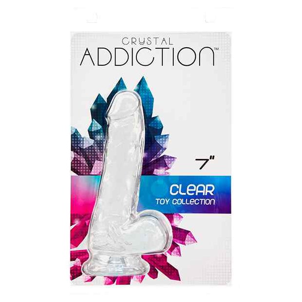 Addiction Crystal Addiction Clear Dong 18cm