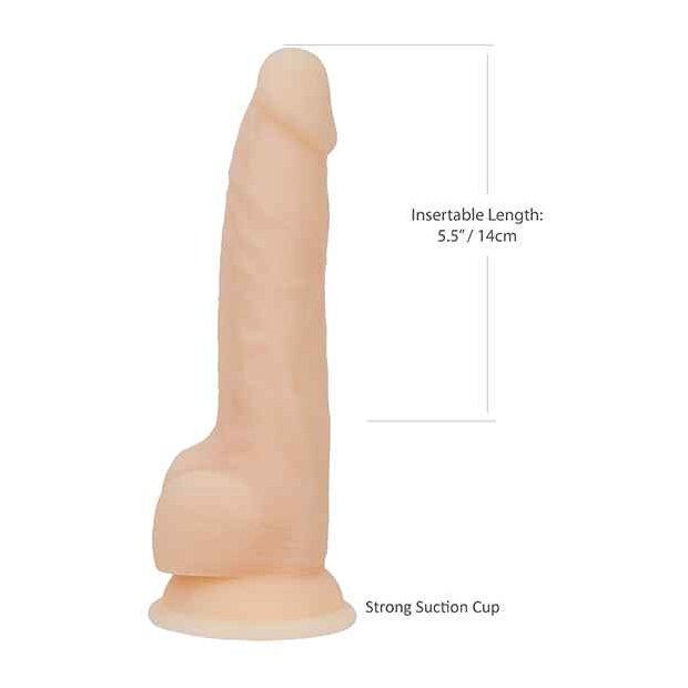 Naked Addiction Dual Density Dong 8 Inch Vanilla