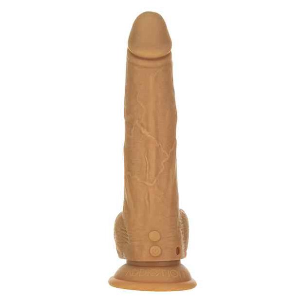 Naked Addiction Thrusting Dong with Remote Caramel 23cm