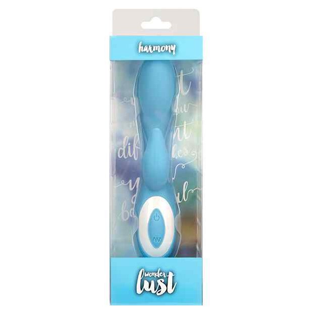 Wonderlust Harmony - Rechargeable Dual Massager Blue