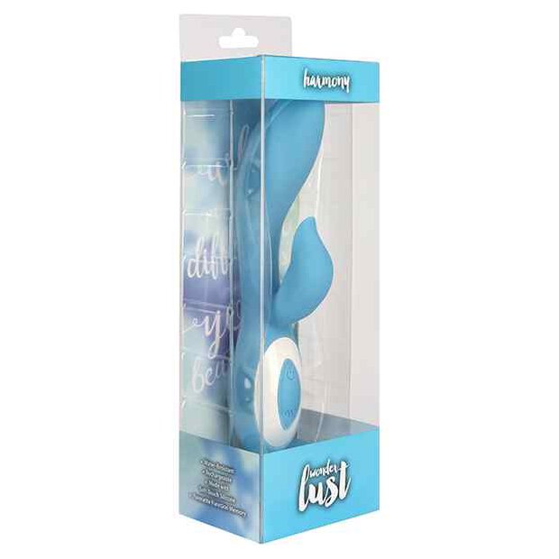 Wonderlust Harmony - Rechargeable Dual Massager Blue