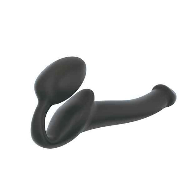 Strap-On-Me Semi-Realistic Bendable Strap-On Black S