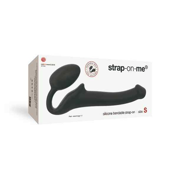 Strap-On-Me Semi-Realistic Bendable Strap-On Black S