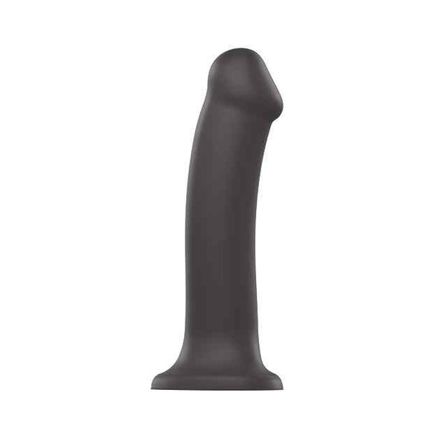 Strap-On-Me Semi-Realistic Dual Density Bendable Dildo Black L