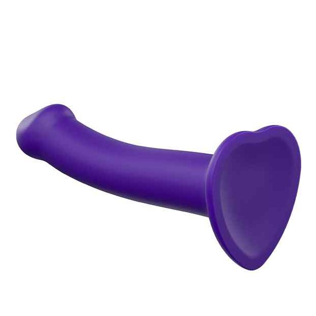 Strap-On-Me Semi-Realistic Dual Density Bendable Dildo Purple L