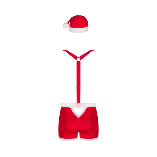 Obsessive Mr Claus costume red S/M