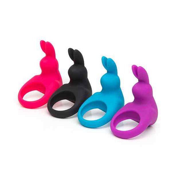 Happy Rabbit Rechargeable Vibrating Rabbit Cock Ring Purple