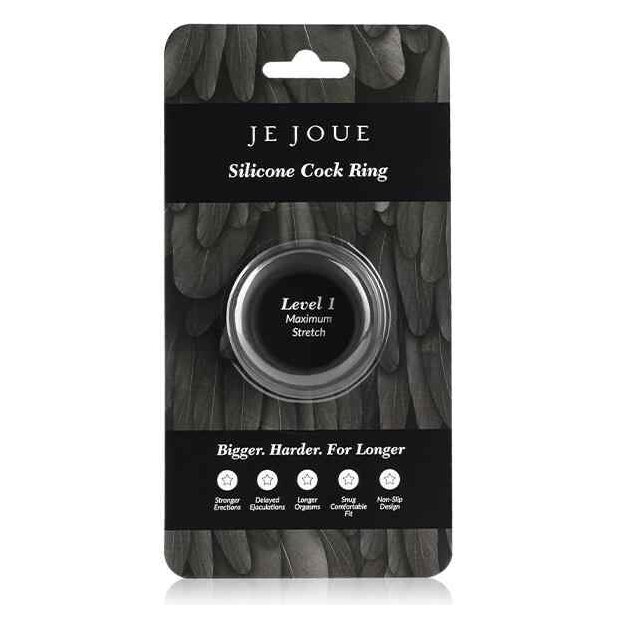 Je Joue - Silicone C-Ring Maximum Stretch Black